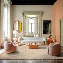 Tappeto In Lana - Coastal (beige)