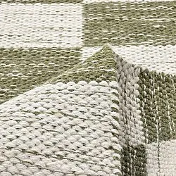 Tappeto In Lana - Dundee (verde/bianco)