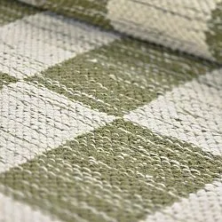 Tappeto In Lana - Dundee (verde/bianco)