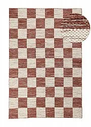 Tappeto In Lana - Dundee (rosso/bianco)