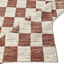 Tappeto In Lana - Dundee (rosso/bianco)