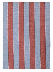 Tappeto In Lana - Garine (blu/rosso)