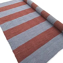 Tappeto In Lana - Garine (blu/rosso)