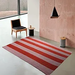 Tappeto In Lana - Garine (rosa/rosso)