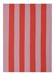 Tappeto In Lana - Garine (rosa/rosso)