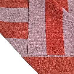 Tappeto In Lana - Garine (rosa/rosso)