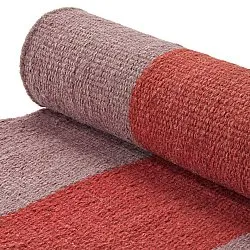 Tappeto In Lana - Garine (rosa/rosso)