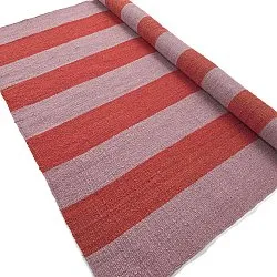 Tappeto In Lana - Garine (rosa/rosso)