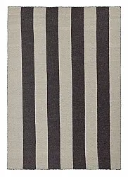Tappeto In Lana - Garine (nero/beige)