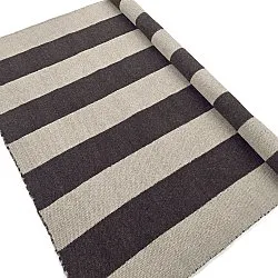 Tappeto In Lana - Garine (nero/beige)