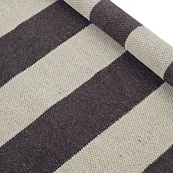 Tappeto In Lana - Garine (nero/beige)