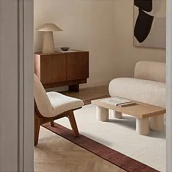 Tappeto In Lana - Gaya Hand Tufted Wool Premium (crema/marrone)