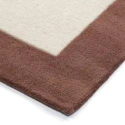 Tappeto In Lana - Gaya Hand Tufted Wool Premium (crema/marrone)