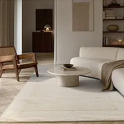 Tappeto In Lana - Gaya Hand Tufted Wool Premium (crema/bianco)