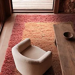 Tappeto In Lana - Khenifra Handknot Wool Premium (arancione/rosso)