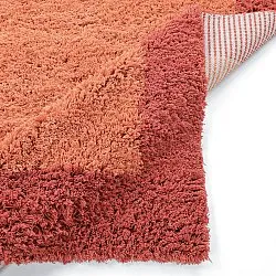 Tappeto In Lana - Khenifra Handknot Wool Premium (arancione/rosso)
