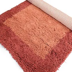 Tappeto In Lana - Khenifra Handknot Wool Premium (arancione/rosso)