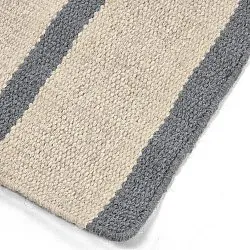 Tappeto In Lana - Luton (denim sbiadito/bianco)