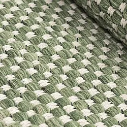 Tappeto rotondo - Ovelia (verde/bianco)