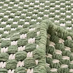 Tappeto In Lana - Ovelia (verde/bianco)