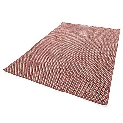 Tappeto In Lana - Ovelia (terracotta/bianco)