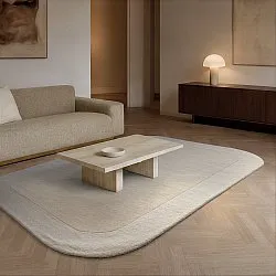 Tappeto In Lana - Puri Hand Tufted Wool Premium (crema/bianco)