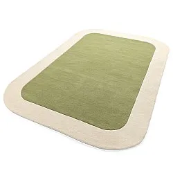 Tappeto In Lana - Puri Hand Tufted Wool Premium (verde/crema)