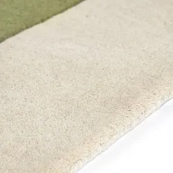 Tappeto In Lana - Puri Hand Tufted Wool Premium (verde/crema)