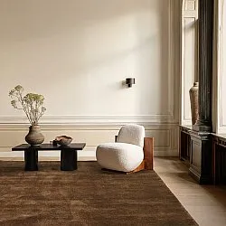 Tappeto In Lana - Rozel Handloom Wool Premium (marrone)