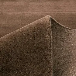 Tappeto In Lana - Rozel Handloom Wool Premium (marrone)