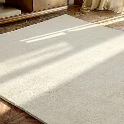 Tappeto In Lana - Rozel Handloom Wool Premium (crema)