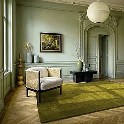 Tappeto In Lana - Rozel Handloom Wool Premium (verde muschio)