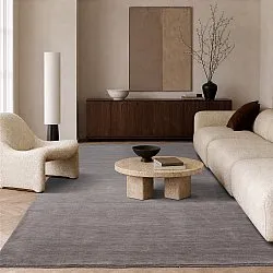 Tappeto In Lana - Rozel Handloom Wool Premium (taupe chiaro)