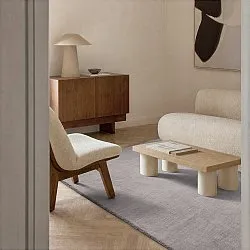 Tappeto In Lana - Rozel Handloom Wool Premium (taupe chiaro)