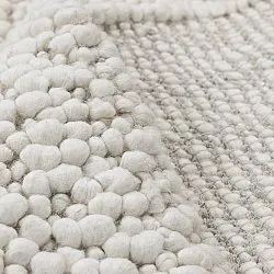 Tappeto In Lana - Sala Irregular Wool Bubble (crema)
