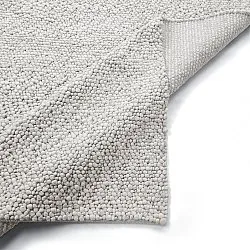 Tappeto In Lana - Sala Irregular Wool Bubble (grigio chiaro mélange)