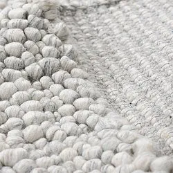 Tappeto In Lana - Sala Irregular Wool Bubble (grigio chiaro mélange)