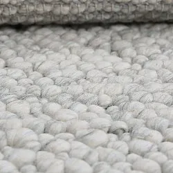 Tappeto In Lana - Sala Irregular Wool Bubble (grigio chiaro mélange)