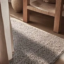 Tappeto In Lana - Sala Irregular Wool Bubble (tortora/bianco mélange)