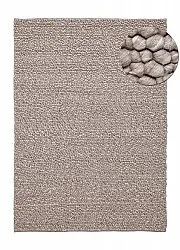 Tappeto In Lana - Sala Irregular Wool Bubble (tortora/bianco mélange)