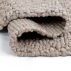 Tappeto In Lana - Sala Irregular Wool Bubble (tortora/bianco mélange)