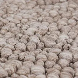 Tappeto In Lana - Sala Irregular Wool Bubble (tortora/bianco mélange)