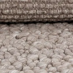Tappeto In Lana - Sala Irregular Wool Bubble (tortora/bianco mélange)