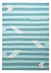 Tappeto In Lana - Serpa (azzurro)