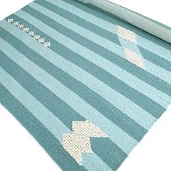 Tappeto In Lana - Serpa (azzurro)