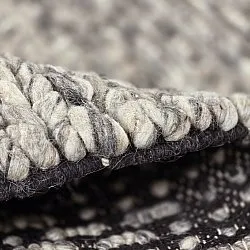 Tappeto In Lana - Talvia Braided Wool (grigio scuro)