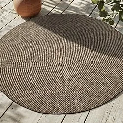 Tappeto rotondo - Indoor/Outdoor Bennett (beige)