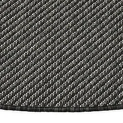 Tappeto rotondo - Indoor/Outdoor Bennett (nero)