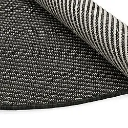 Tappeto rotondo - Indoor/Outdoor Bennett (nero)