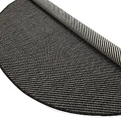 Tappeto rotondo - Indoor/Outdoor Bennett (nero)